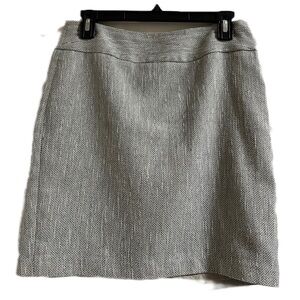 The Limited Women’s Light Gray Pencil Skirt with Shimmer Size 4